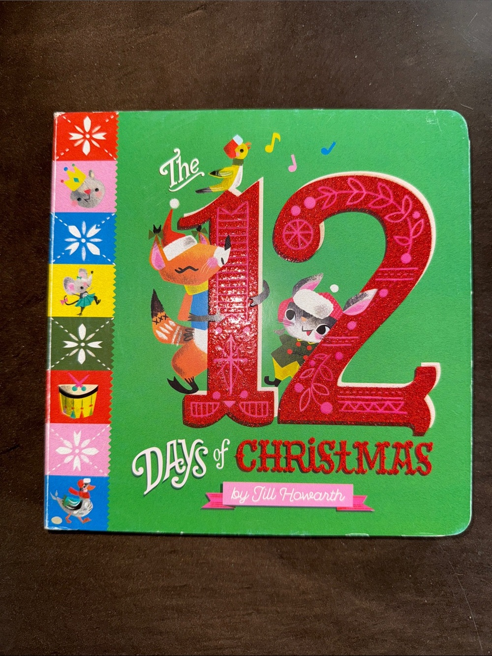 The 12 Days of Christmas Kids Board Book - Green
